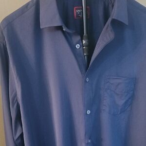 UNTUCKit Men's Deep Blue Casual Shirt